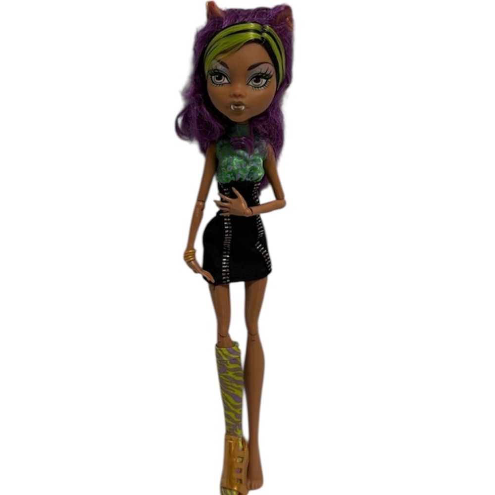 Monster High Clawdeen Wolf Doll Werewolf Mattel Collectible 11”